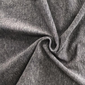 Tissu <span class=keywords><strong>jersey</strong></span> simple en <span class=keywords><strong>viscose</strong></span> respirant, mélange de 50% polyester, 38% coton, 12% rayonne, 160 GSM, tricoté en gros, pour t-shirt, sous-vêtements, gilet - Product Image 1