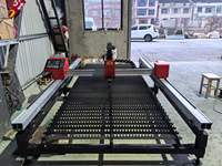Machine de découpe CNC portative à portique 1520 1530, entraînée par moteur pas à pas, pour découpe plasma/gaz/laser de tôles métalliques 110V/220V/380V