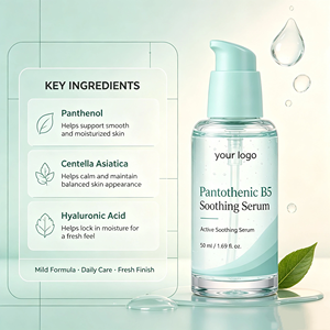 Sérum hydratant et apaisant à la pantothenine B5, soin du visage, produit de soin de la peau, OEM, étiquette privée, logo personnalisé - Product Image 3