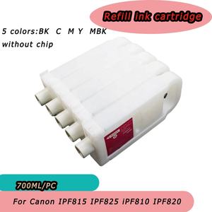 佳能<span class=keywords><strong>PFI</strong></span>-<span class=keywords><strong>703</strong></span> IPF810 IPF820 IPF825 IPF815打印机5种颜色的700毫升PFI703 <span class=keywords><strong>PFI</strong></span> <span class=keywords><strong>703</strong></span>无芯片空墨盒 - Product Image 4