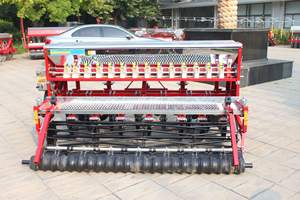 Plantador de trigo portátil <span class=keywords><strong>para</strong></span> agricultura, máquina de siembra de maíz de 14 filas, taladro, siembra y fertilizante - Product Image 4