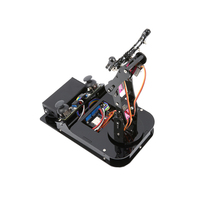 Kit de bras robotique Plate-forme de robot intelligent à 4 axes avec carte ESP32 pour projet d'apprentissage Arduino Kit de bricolage programmable