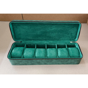 Estuche de Cuero de Alta Calidad para 5 Relojes, Directo de Fábrica, con Tapa, Ideal para Exhibir Colecciones de Relojes - Product Image 5