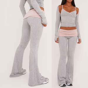 Ensemble <span class=keywords><strong>de</strong></span> vêtements <span class=keywords><strong>de</strong></span> <span class=keywords><strong>sport</strong></span> pour femmes, leggings <span class=keywords><strong>de</strong></span> yoga à plis contrastés, pantalon <span class=keywords><strong>de</strong></span> <span class=keywords><strong>sport</strong></span>, <span class=keywords><strong>tenue</strong></span> <span class=keywords><strong>de</strong></span> <span class=keywords><strong>sport</strong></span>, vêtements <span class=keywords><strong>de</strong></span> <span class=keywords><strong>sport</strong></span> pour la <span class=keywords><strong>salle</strong></span> <span class=keywords><strong>de</strong></span> <span class=keywords><strong>sport</strong></span>, ensemble <span class=keywords><strong>de</strong></span> fitness - Product Image 4