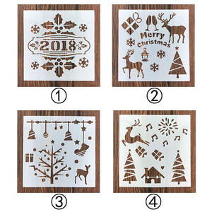 Hot Sell PET Plastic Drawing Toys Journal <b>Stencil</b> Set for Kids - Product Image 3