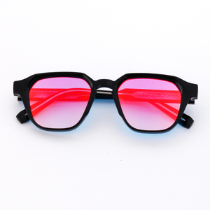 Finewell 3506 UV400 Full Rim Transparent White PC Lenses <b>Retro</b> Fashion <b>Sunglasses</b> Unisex - Product Image 1
