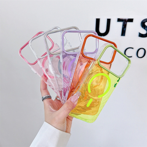เคสโทรศัพท์มือถือลายคลื่นไล่สีแบบเรืองแสงสำหรับ iPhone 18 17 16 15 14 13 Pro Max  แบบแม่เหล็ก  ลายคลื่น  วัสดุ IMD  ฝาหลัง - Product Image 2