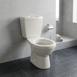 Inodoro de Cerámica Nano Irani de Dos Piezas con Doble Descarga, Montaje en Suelo, Sifón en S, Desodorizante, para Baño de Hotel - Product Image 2
