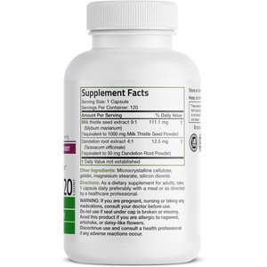 Cápsulas de <span class=keywords><strong>Cardo</strong></span> Mariano de 1000 mg de Marca Privada OEM, Silybum Marianum Natural para el Soporte Diario del Hígado - Product Image 3