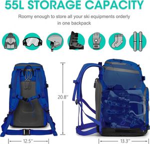 Free sample Factory Expert Personalization Sporty Outdoor Snow <b>Roller</b> <b>Bag</b> Packs for snowboarding Equipment - Product Image 3
