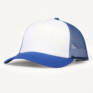 Gorra de Béisbol Trucker de 5 Paneles de Gamuza para Hombre con Logotipo Personalizado, Malla y Parche Bordado - Product Image 2