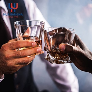 9 oz Old Fashioned Transparent Crystal Glass Whisky Rocks Verres Set pour Scotch Cocktail Rum pour Cognac Vodka Liqueur Coffret cadeau - Product Image 6