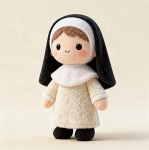 Peluche religieuse personnalisée avec logo brodé – Jouet en peluche chrétien pour souvenirs religieux - Product Image 4