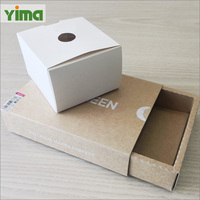 Boîte d'emballage personnalisée en papier kraft recyclé pour bijoux, cils, chaussettes, écharpes, gants, foulards en soie, avec logo personnalisé, biodégradable, taille sur mesure, fabriqué en Chine
