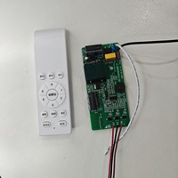 Carte de commande de ventilateur de plafond HuiShine 45W BLDC, moteur de ventilateur CC sans balais, circuit imprimé PCBA à double alimentation, carte de circuit de ventilateur ISO9001