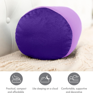 Almohada cilíndrica ligera personalizada con microperlas para el <span class=keywords><strong>cuello</strong></span>, que brinda suavidad <span class=keywords><strong>al</strong></span> cuerpo, cabeza, <span class=keywords><strong>cuello</strong></span> y hombros, sin <span class=keywords><strong>dolor</strong></span>, para descansar, relajarse y dormir. - Product Image 2