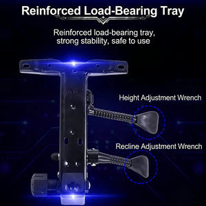 Chaise de bureau multifonctionnelle pour jeux sur ordinateur, repose-pieds en PU, ergonomique, moderne, style exécutif, pivotante et inclinable - Product Image 4