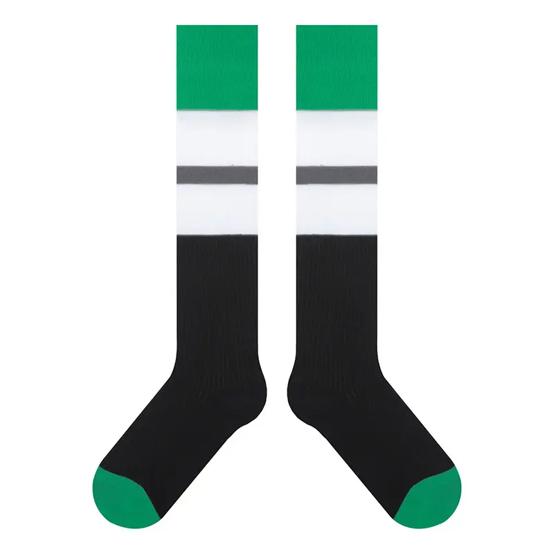 Weiche Mädchen Baumwolle lange Socken Oberschenkel über den Strümpfen unter dem Knie Trainings strumpf