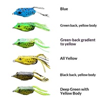 Ensemble de leurres artificiels Luya Frog (4 hameçons) résistants à la déchirure pour lancer longue portée en eau douce - Vente en gros transfrontalière