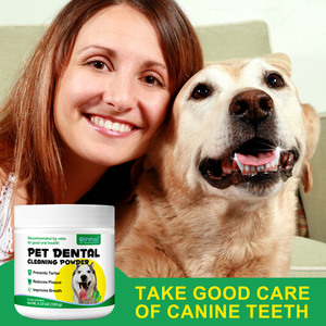 Oimmal Etichetta Privata 120g Polvere Naturale per Pulizia Dentale Cani Sbiancante per Denti Previene il Tartaro - Product Image 6