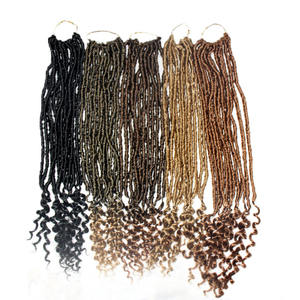 Perruques synthétiques en gros, locs crochet, dreadlocks, <span class=keywords><strong>queue</strong></span> <span class=keywords><strong>de</strong></span> <span class=keywords><strong>cheval</strong></span>, tresses, perruques synthétiques pour femmes noires, extensions <span class=keywords><strong>de</strong></span> cheveux synthétiques pour tresser - Product Image 3
