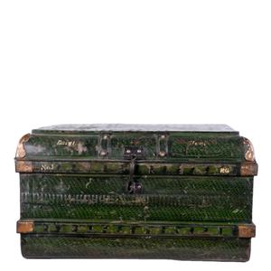 Única colección verde Vintage sala de estar IRON TRUNK Mix & Match Decor - MOQ 1 contenedor solamente - Product Image 1