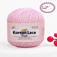 8ème DIY Tricotage Châle D'été Crochet Fine Coton Mercerisé Perle Dentelle Rayonne Fil Mélangé Anneau Filé 7s