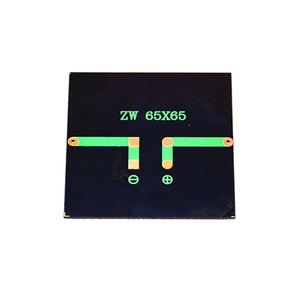 Panneaux solaires étanches en PET 0,68W encapsulés 0,14A ZW-6565R-P Chargeur compact IP65 ZW-6565R-P Chargeur de panneaux solaires portables ZW - Product Image 1