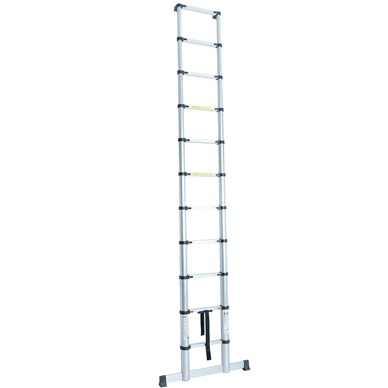 Deliladders 3 2m Soft Close Aluminum Telescopic Ladder With Stabilizer Deliladders 3 2m Soft Close Aluminum Telescopic Ladder With Stabilizer
