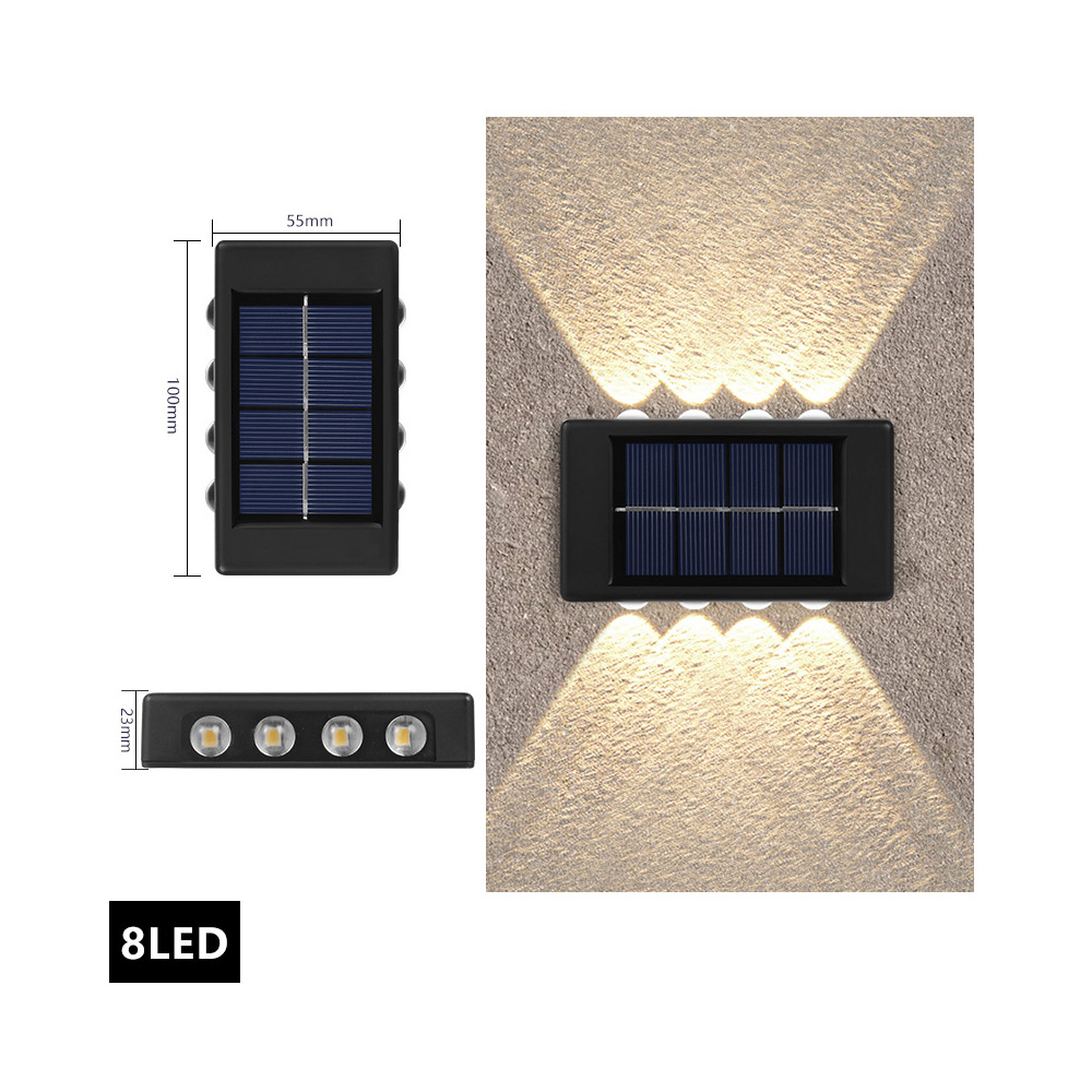 8 LED Luz Cálida