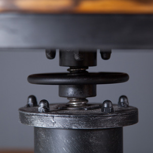 أثاث بار إبداعي قابل للتعديل من Ekintop أمريكي كلاسيكي من الخشب الصلب فن الحديد الصناعي مع طاقة الرياح - Product Image 6