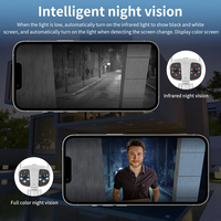 Caméra sans fil intérieure K13 2MP pour caméra de surveillance pour animaux de compagnie, caméra de sécurité, détection de mouvement, vision nocturne couleur