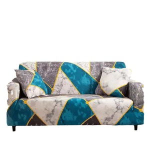 Funda Elástica para Sofá con Patrón Geométrico, de Poliéster, Antipolvo, Completamente Cubre el Sofá Modular, Estilo Moderno y Simple, para Todas las Estaciones - Product Image 4