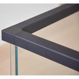 <span class=keywords><strong>Porte</strong></span>-clip en verre Clôture de protection Mer Anti-corrosion Profilé en aluminium U Canal Sans cadre Ultra Garde-corps en verre Balustre carré - Product Image 2