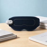 Appareil de massage des yeux soulageant la fatigue, protection oculaire chauffante, 7 vitesses, 3 températures, minuterie de 18 minutes, technologie Vibwave, léger
