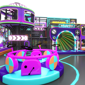 Aire de jeux intérieure complète et tendance, Ninja Academy, escalade sur roche volcanique, interactives, 3 ans, grande capacité (>500 kg) - Product Image 1