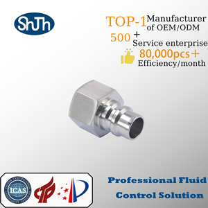 Acoplamiento Rápido <span class=keywords><strong>Tipo</strong></span> Swagelok <span class=keywords><strong>de</strong></span> Acero Inoxidable 316SS, Conector Macho NPT con Rosca Interna, Accesorios para Tuberías Hidráulicas, Conexiones para Tuberías, ASME ANSI API DIN - Product Image 2