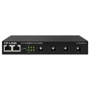 4SC + 2GE TP-LINK uyumlu TL-FC342A-3 TL-FC342A-20 1000Mbps Fiber optik anahtar 1.25G TPLINK medya dönüştürücü desteği VLAN