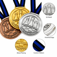 Medaglie Commemorative Sportive Personalizzate UV 2026, Medaglie in Metallo Smaltato per Eccellenza Scolastica con Nastro