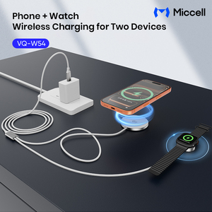 แท่นชาร์จไร้สาย Miccell Wholesale OEM Ultra-thin Qi2.2 กำลังไฟ 25W 3 in 1 แบบแม่เหล็ก ชาร์จเร็ว สำหรับ <span class=keywords><strong>iPhone</strong></span>, สมาร์ทวอทช์, หูฟัง - Product Image 2