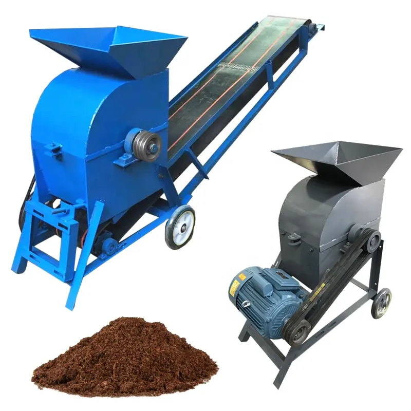 Soil hammer crusher for bricks soil crushing machine