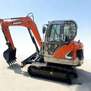 Excavator Crawler Hidrolik Doosan DX60 6 Ton Bekas Pakai dengan Mesin Gearbox PLC-Grosir untuk Pengecer - Product Image 4