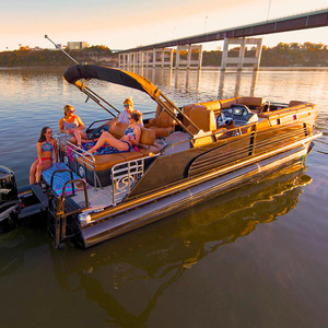 เรืออลูมิเนียมแบบแพ Pontoon ยี่ห้อ Ecocamor รุ่นปี 2025 ขนาด 25 ฟุต พร้อมขาย เรือยอชท์ FRP สำหรับตกปลา ใช้งานกลางแจ้ง ใช้พลังงานไฟฟ้า รวมเครื่องยนต์ - Product Image 4