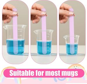 Varillas de Silicona para Mezclar Resina, Palitos de Silicona para Helados, Espátula de Silicona para Mezclar Resina, Cera, Pintura, Epoxi, Manualidades - Product Image 6