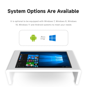 55 inch HD LCD Bảng điều chỉnh điện dung đa cảm ứng thông minh tương tác cà phê trò chơi cảm ứng bảng - Product Image 6