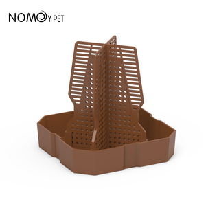 Nouveau vert brun petit grand plat de proie de reptile en plastique insectes vivants mangeoire - Product Image 4