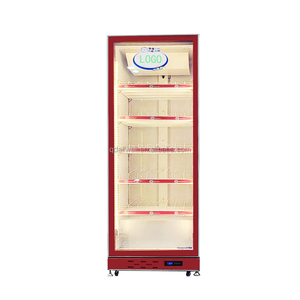 Mini thương mại cửa kính Tủ đông 140L khối lượng nhỏ điện Cooler LED ánh sáng cửa hàng hiển thị CE chứng nhận mát Ice Cream - Product Image 4