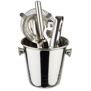 Modern Design Galvanized Metal <b>Ice</b> <b>Bucket</b> for Beer and for <b>Champagne</b> High Quality for Travel Party and Restaurant Use - Product Image 4