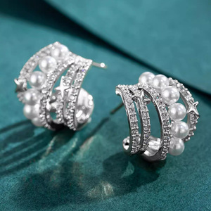 Orecchini a Stella Stratificati per Donne, Accessori per Orecchie Semplici per Uso Quotidiano - Product Image 4