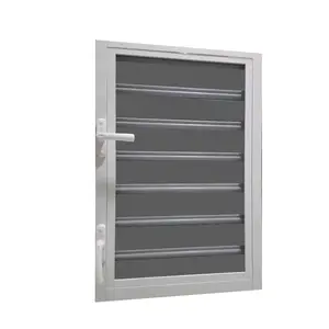 Diskon Besar-besaran Jendela Jendela Penutup Kaca Tempered Ventilasi Tirai Kaca Aluminium Eksterior